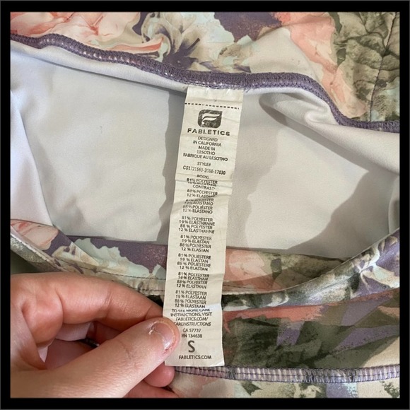 Fabletics Gia Printed Powerlite Capri Leggings - Picture 5 of 5